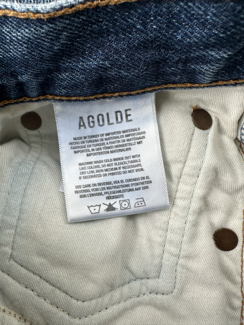 Agolde • Fran High Rise Straight Leg Organic Cotton Jeans - Picture 9 of 10